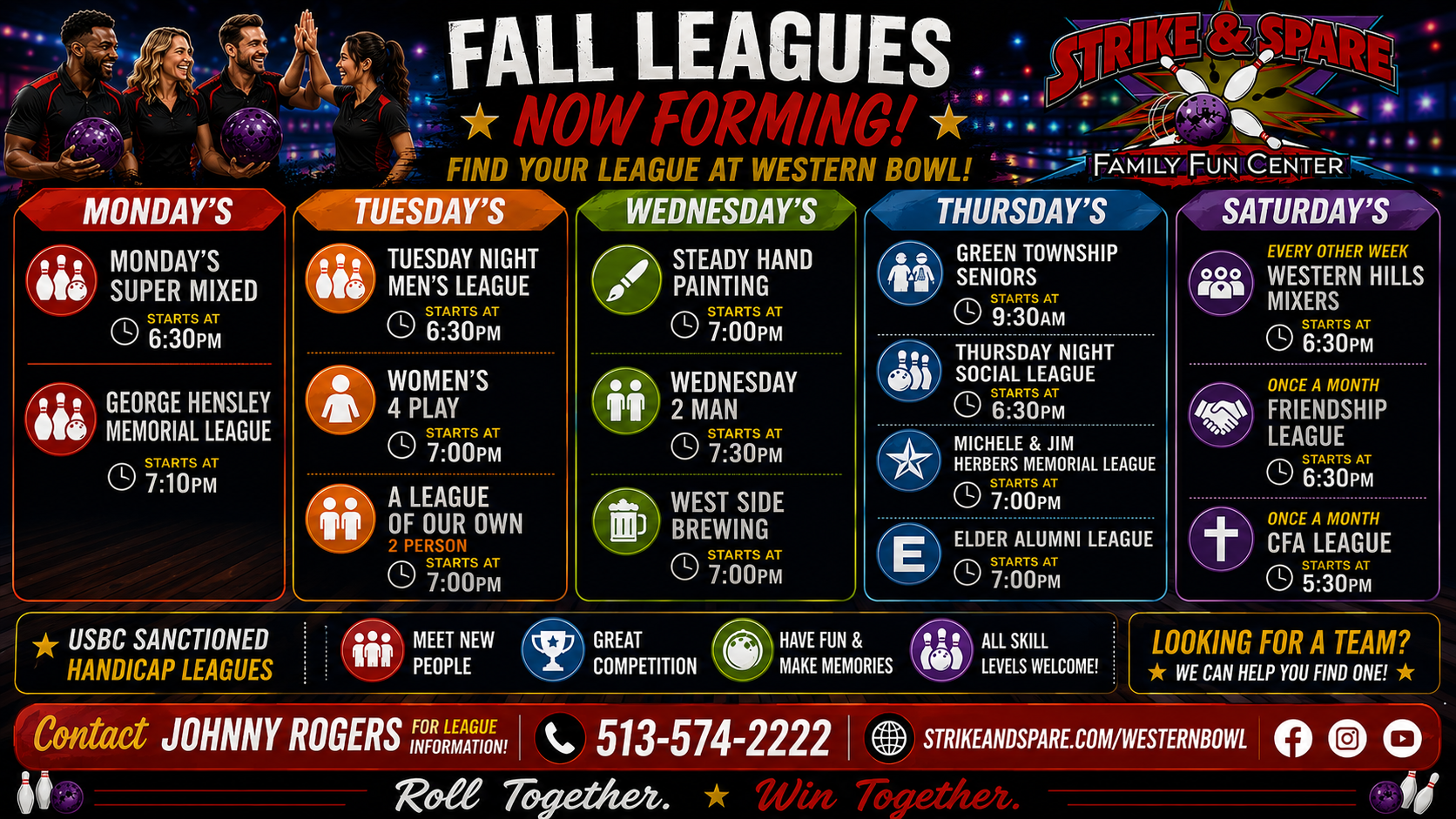 league schedule